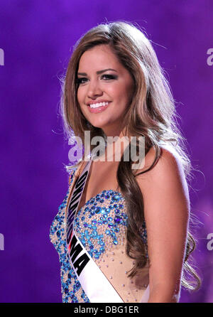 Miss Oklahoma USA Kaitlyn Smith 2011 Miss USA Vorrundenspielen an das Theater of Performing Arts im Planet Hollywood Resort &amp; Casino Las Vegas, Nevada - 15.06.11 Stockfoto