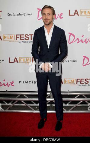 Ryan Gosling Los Angeles Film Festival 2011 - "Drive" Gala Premiere Held am königlichen Kinos L.A. Live Los Angeles, Kalifornien - 17.06.11 Stockfoto
