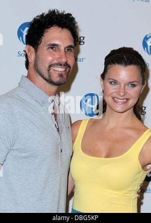 Don Diamont, Heather Tom Primetime und tagsüber Sterne kommen der Starkey Hearing Foundation in Las Vegas um die "Gabe der Anhörung" für Kinder in Not an der Hilton Hotel and Casino Las Vegas, Nevada - 18.06.11 liefern Stockfoto