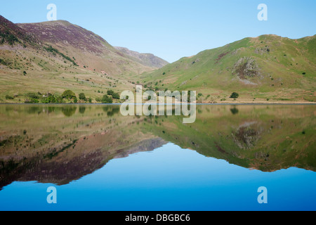 Crummock Water Reflections Nationalpark Lake District Cumbria, UK LA006107 Stockfoto