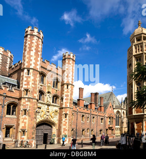 Str. Johns Hochschule, Teil der University of Cambridge, UK Stockfoto