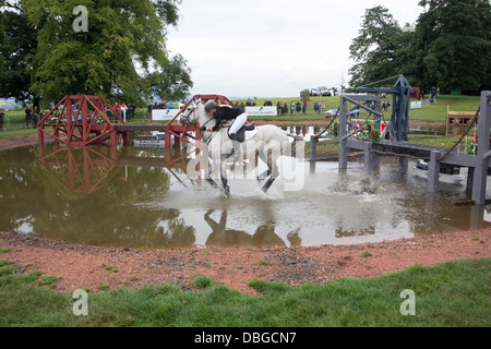 Olivia Leyland & Carden Imp an Hopetoun House Horse Trials 2013 Stockfoto