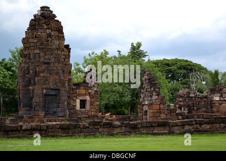 Wat Prang Ku - Chaiyaphum Provinz - Isan NE Thailand Stockfoto