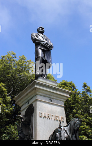 James Abram Garfield Denkmal, Golden Gate Park, San Francisco, Kalifornien, USA Stockfoto