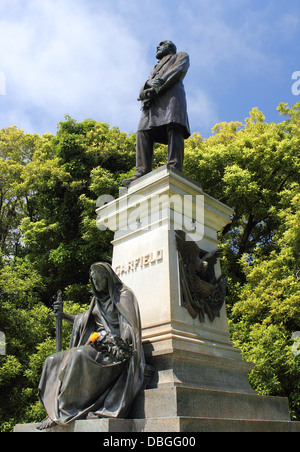 James Abram Garfield Denkmal, Golden Gate Park, San Francisco, Kalifornien, USA Stockfoto