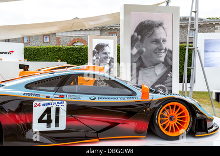 McLaren F1 GTR Display auf die 2013 Goodwood Festival of Speed, Sussex, UK Stockfoto