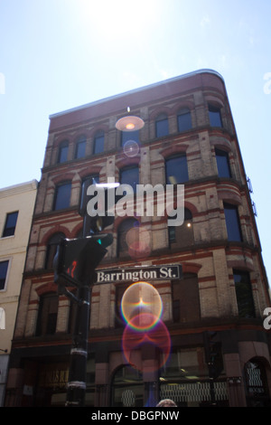 Barrington Street befindet sich Downtown Halifax, N.S. Stockfoto