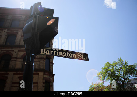 Barrington Street befindet sich Downtown Halifax, N.S. Stockfoto