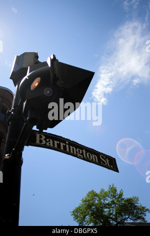 Barrington Street befindet sich Downtown Halifax, N.S. Stockfoto