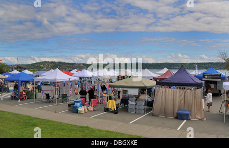 Vancouver Island SummerMarket Tag, Campbell River, Vancouver Island, British Columbia, Kanada- Stockfoto