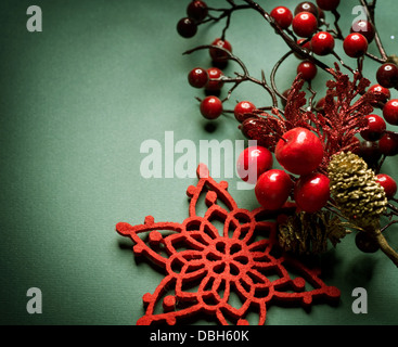 Vintage Weihnachten Dekoration Stockfoto