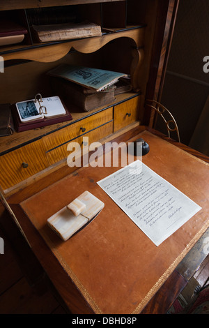 Frankreich, Französisch-Flandern, Nord, Lille, Maison Natale Charles de Gaulle, Geburtsort von Charles de Gaulle Museum, Schreibtisch. Stockfoto