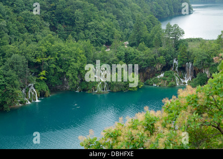 Sicht, Plitwitz Seen, Nord-Dalmatien, Kroatien Stockfoto