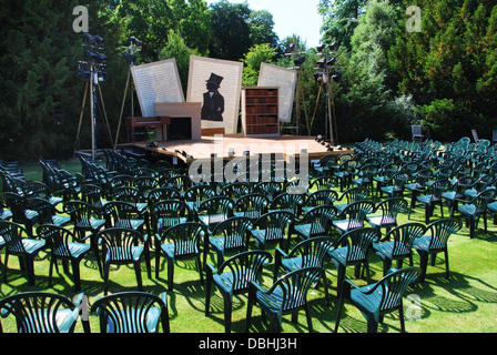 Open-Air-Theater, Trinity College Oxford Vereinigtes Königreich Stockfoto