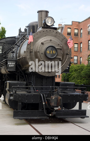 Lowell nationale historische Lokomotive Stockfoto