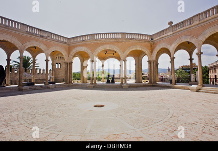 Skulptur an der Palau March, Palma De Mallorca Stockfoto