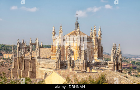 Blick von der oberen Kirche San Juan de Los Reyes in Toledo, Spanien Stockfoto