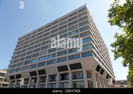 Blick auf St. Thomas' Hospital, Lambeth, London. Stockfoto