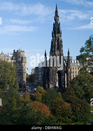 Scott Monument, Princes Street Gardens, Edinburgh Stockfoto