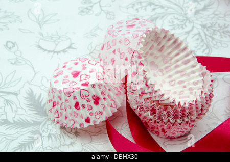 Cupcake-Fällen Stockfoto