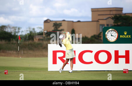 St Andrews, UK. 31. Juli 2013. Irene Cho spielt bei der Ricoh Women es British Open, The Old Course, St Andrews Schottland Fife. Bildnachweis: Derek Allan/Alamy Live-Nachrichten Stockfoto