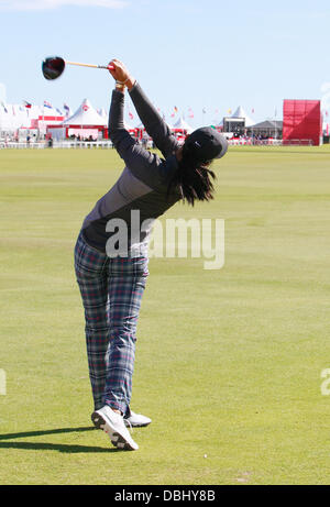 St Andrews, UK. 31. Juli 2013. Michelle Wie spielt bei der Ricoh Women es British Open, The Old Course, St Andrews Schottland Fife. Bildnachweis: Derek Allan/Alamy Live-Nachrichten Stockfoto