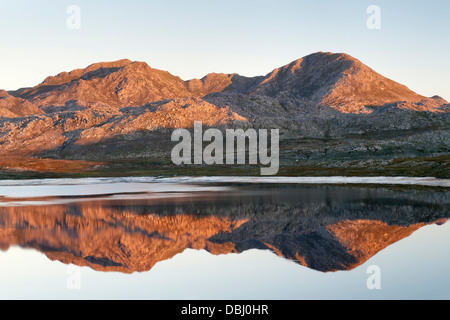 Steenbaras Damm, Provinz Westkap, Südafrika. Stockfoto