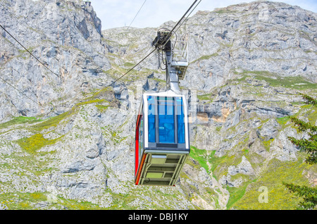 Seilbahn in Fuente De, Kantabrien, Spanien Stockfoto