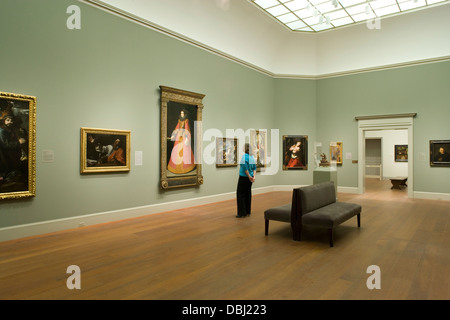 Worcester Art Museum - Europäische Kunst-Galerien Stockfoto