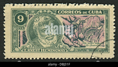 Alte Briefmarke. Stockfoto