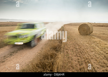 4 x 4 Fahrer im Jahr 2013 Baja Aragon Stockfoto