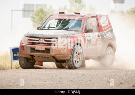 Driver de Baja Aragon Rennen Stockfoto