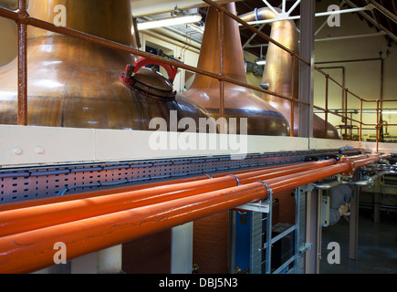 Glen Moray Distillery, einer großen Brennerei in Schottland, Speyside, Single Malt Scotch Whisky. Stockfoto