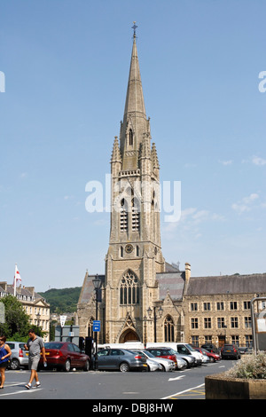 St Johns römisch-katholische Kirche in Bad Stockfoto