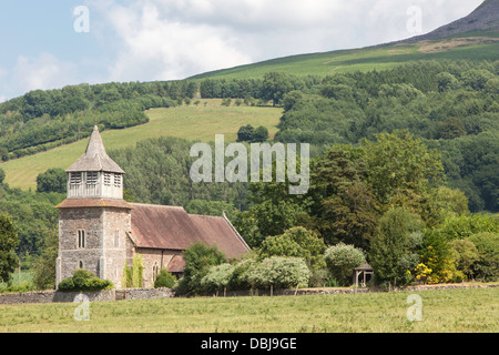 Die Kirche St Mary, Bitterley in der Nähe von Ludlow, Shropshire, England, UK Stockfoto