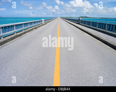 Ikema-Jima Brücke Miyako Island, Okinawa, Japan Stockfoto