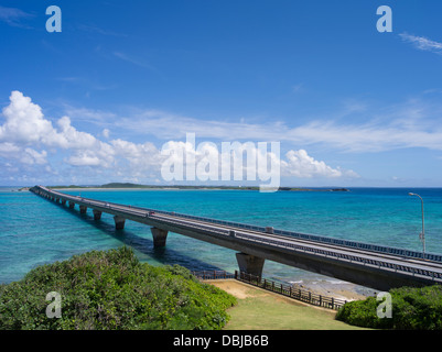 Ikema-Jima Brücke Miyako Island, Okinawa, Japan Stockfoto