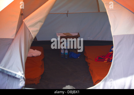 Ol Kinyei Conservancy Camp. In der Nähe von Masai Mara. Kenia, Afrika. Stockfoto