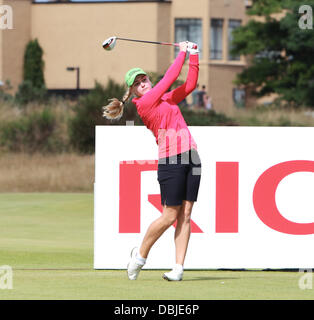 St Andrews, UK. 31. Juli 2013. Charley Hull spielt bei der Ricoh Women es British Open, The Old Course, St Andrews Schottland Fife. Bildnachweis: Derek Allan/Alamy Live-Nachrichten Stockfoto