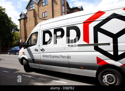 DPD Van - Post Kurier-Lieferungen in London UK Stockfoto
