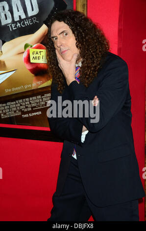 Weird Al Yankovic World premiere von "Bad Teacher", gehalten am Ziegfeld Theater - Ankunft New York City, USA - 20.06.11 Stockfoto