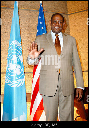 Forest Whitaker Nominierung als Goodwill-Botschafter für den Frieden und der Versöhnung für die Vereinten Nationen pädagogische, wissenschaftliche und kulturelle Körper am Sitz der Unesco. Paris, Frankreich - 21.06.11 Stockfoto