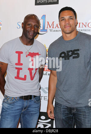 Jerry Rice, Tony Gonzalez Warren Mond beherbergt den elften jährlichen Sport Traum Schüssel nutzen bei Texas Station Hotel Casino Las Vegas, Nevada - 25.06.11 Stockfoto