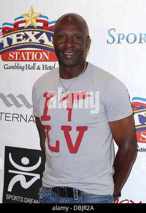 Jerry Rice Warren Mond beherbergt den elften jährlichen Sport Traum Schüssel nutzen bei Texas Station Hotel Casino Las Vegas, Nevada - 25.06.11 Stockfoto