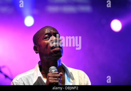 Andrew Roachford von Mike and The Mechanics an die Hard Rock Calling statt am Hyde Park - Tag3. London, England - 26.06.11 Stockfoto