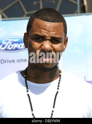 Jayceon Terrell Taylor, aka The Game BET Awards 11 im Shrine Auditorium Los Angeles, Kalifornien - 26.06.11 statt. Stockfoto