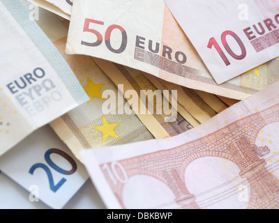 Euro-Scheine Stockfoto