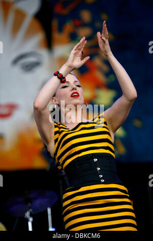 Imelda kann Hop Farm Festival 2011 - 3. Tag Kent, England - 03.07.11 Stockfoto