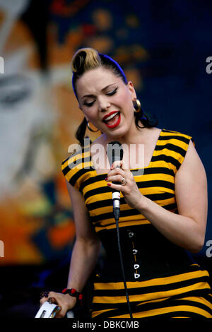 Imelda kann Hop Farm Festival 2011 - 3. Tag Kent, England - 03.07.11 Stockfoto