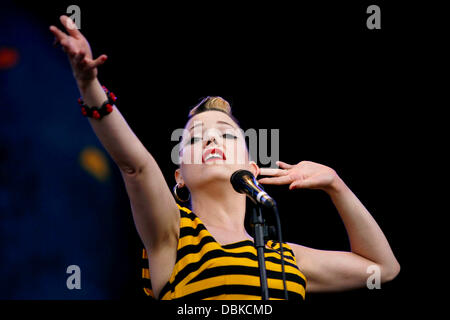 Imelda kann Hop Farm Festival 2011 - 3. Tag Kent, England - 03.07.11 Stockfoto